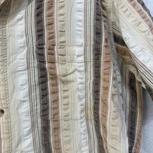 Kuhl Shirt Mens Extra Large XL Striped Short Sleeve Button Up Casual - Picture 3 of 7